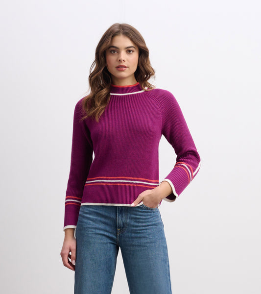 Raglan Pullover - Crushed Grape