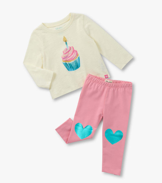 Baby & Toddler Girls Cupcake T-Shirt and Legging Set
