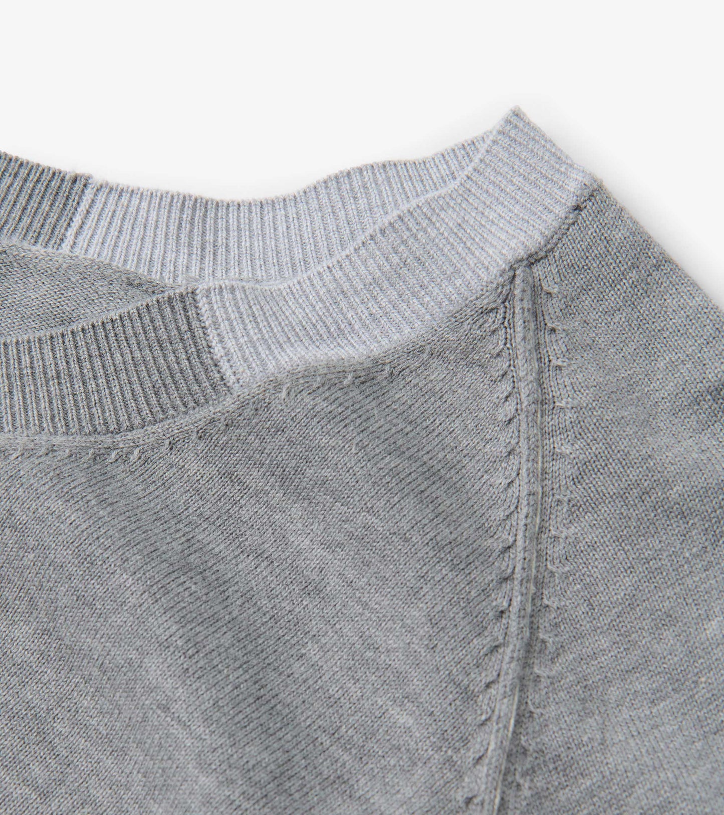 Cary V-Neck Sweater - Charcoal Melange