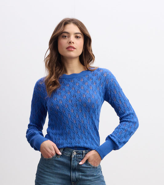 Iris Sweater - Denim Blue