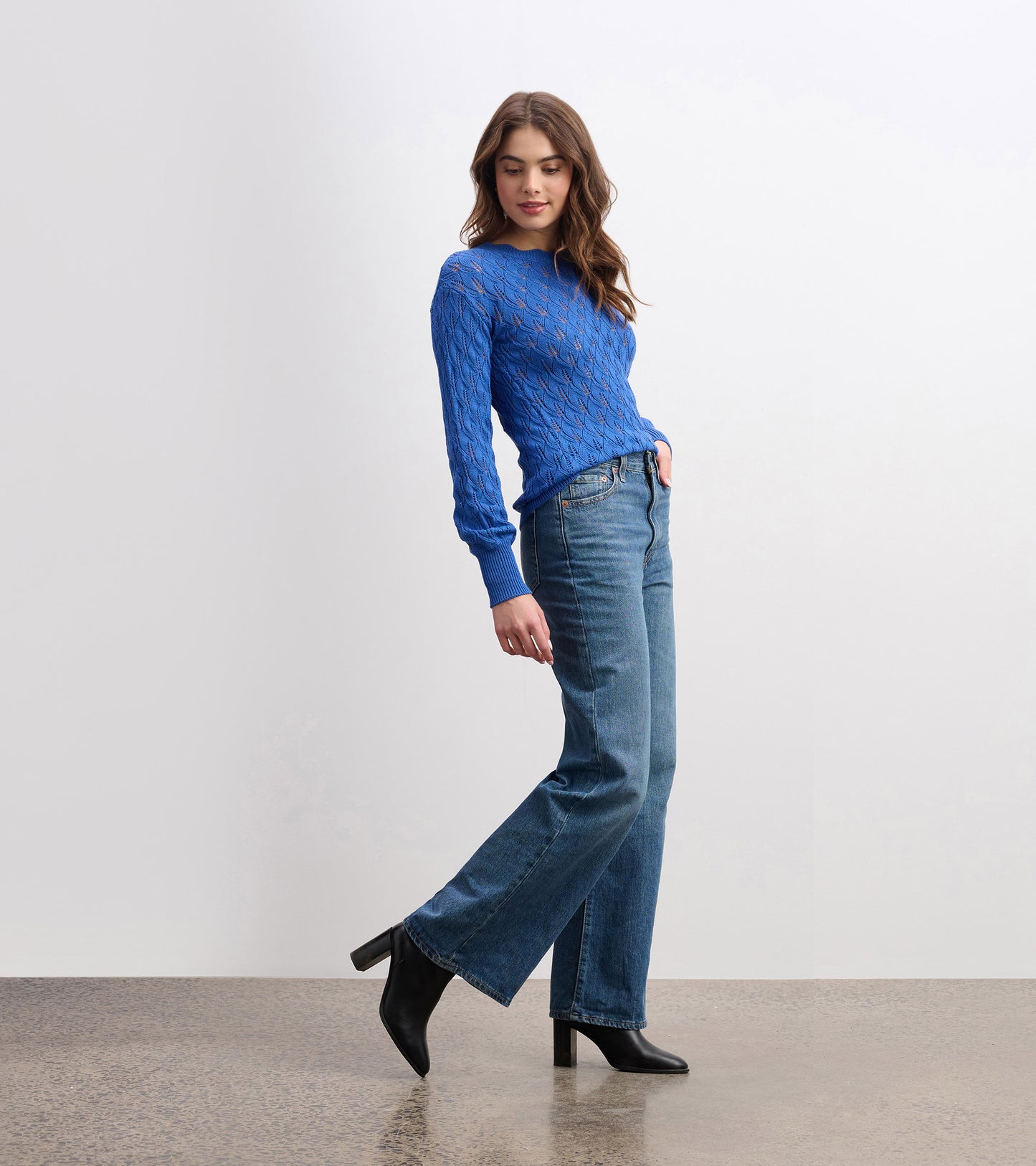 Iris Sweater - Denim Blue