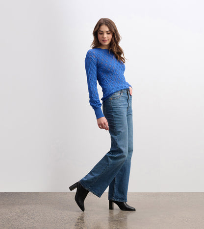 Iris Sweater - Denim Blue