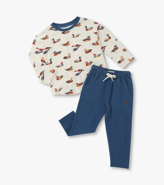 Baby & Toddler Boys Duck Decoys Graphic Lounge Set