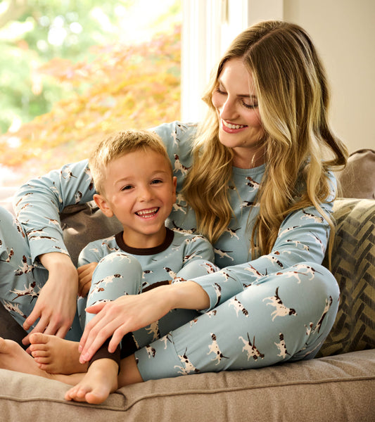 Women's Hunting Dogs Bamboo Pajama Set