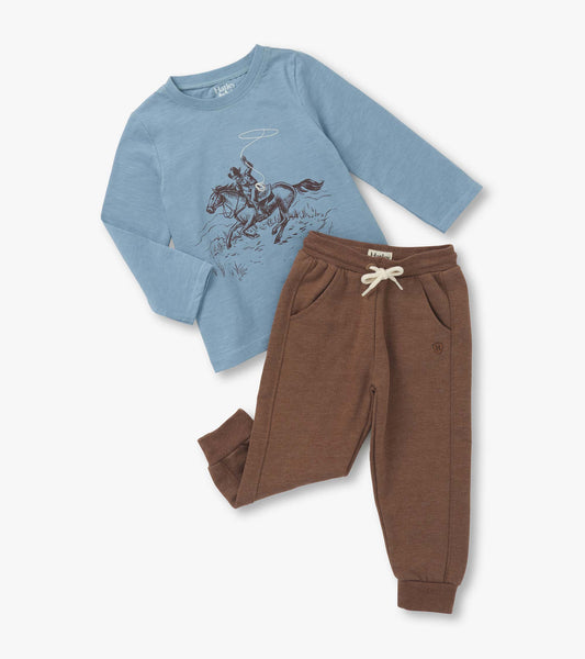 Baby & Toddler Boys Ranch Graphic Lounge Set