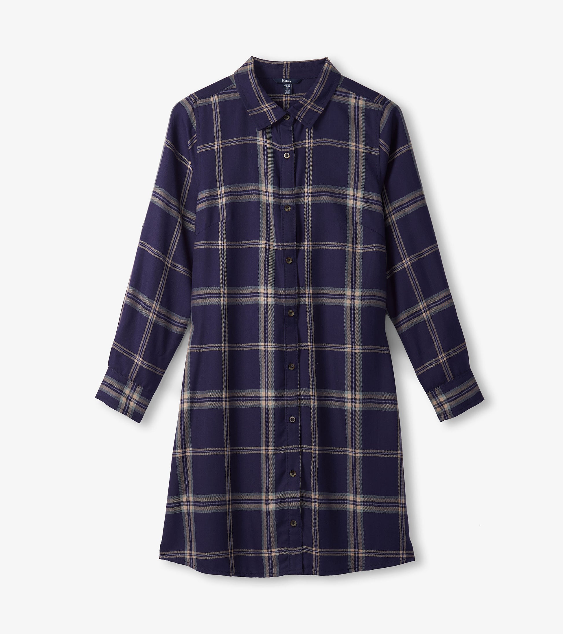 Cara Shirt Dress - Heirloom Navy Plaid Cara Shirt Dress - Heirloom Navy Plaid