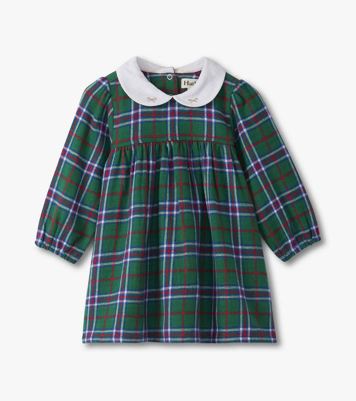 green plaid holiday dress Baby & Toddler Girls Puff Sleeve Pinafore 6-9M perfect for special holiday Color:M21 Brown Rib-Knit Wrap Dress last night in soho