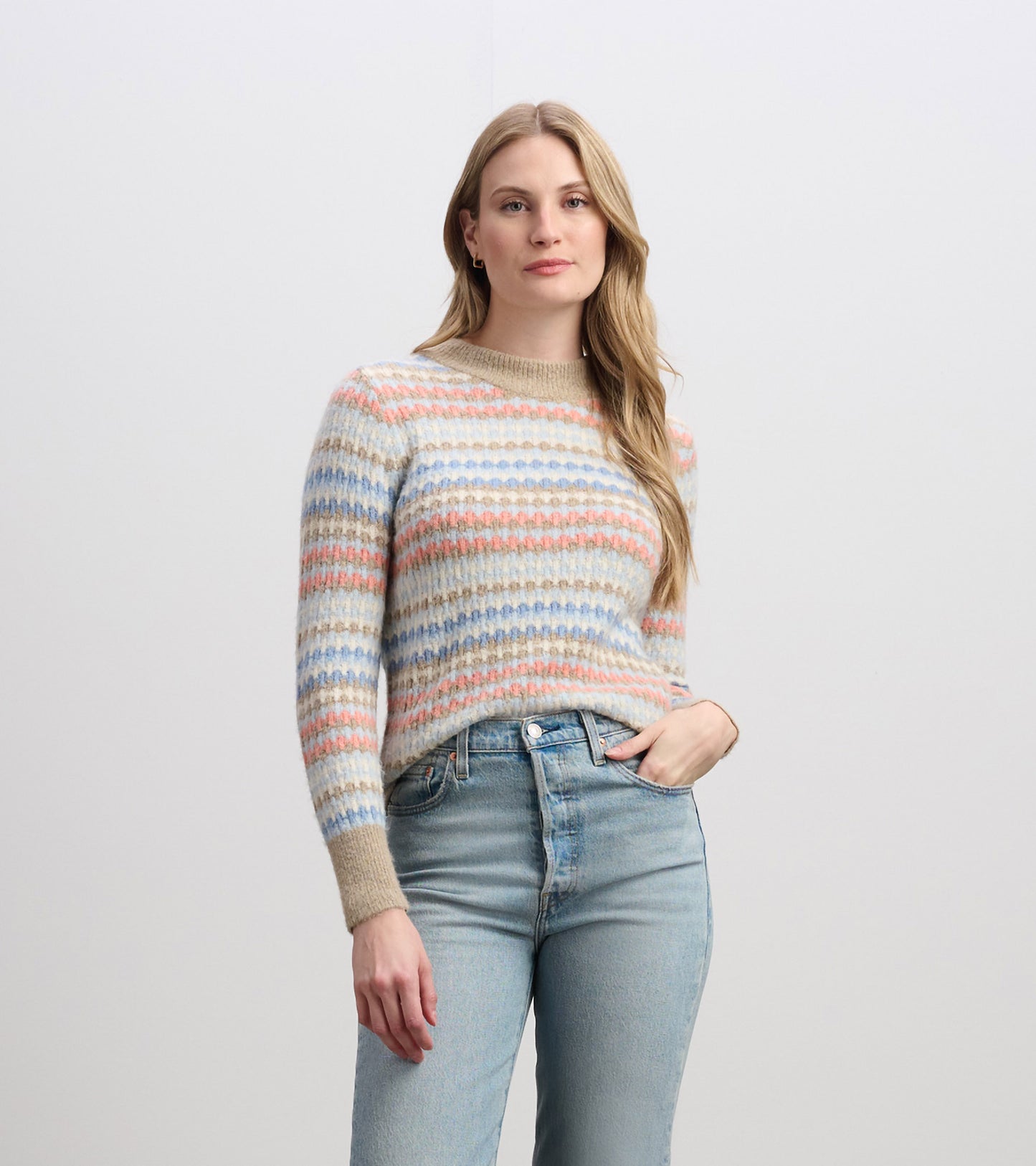 Everywhere Sweater - Bubble Stripes