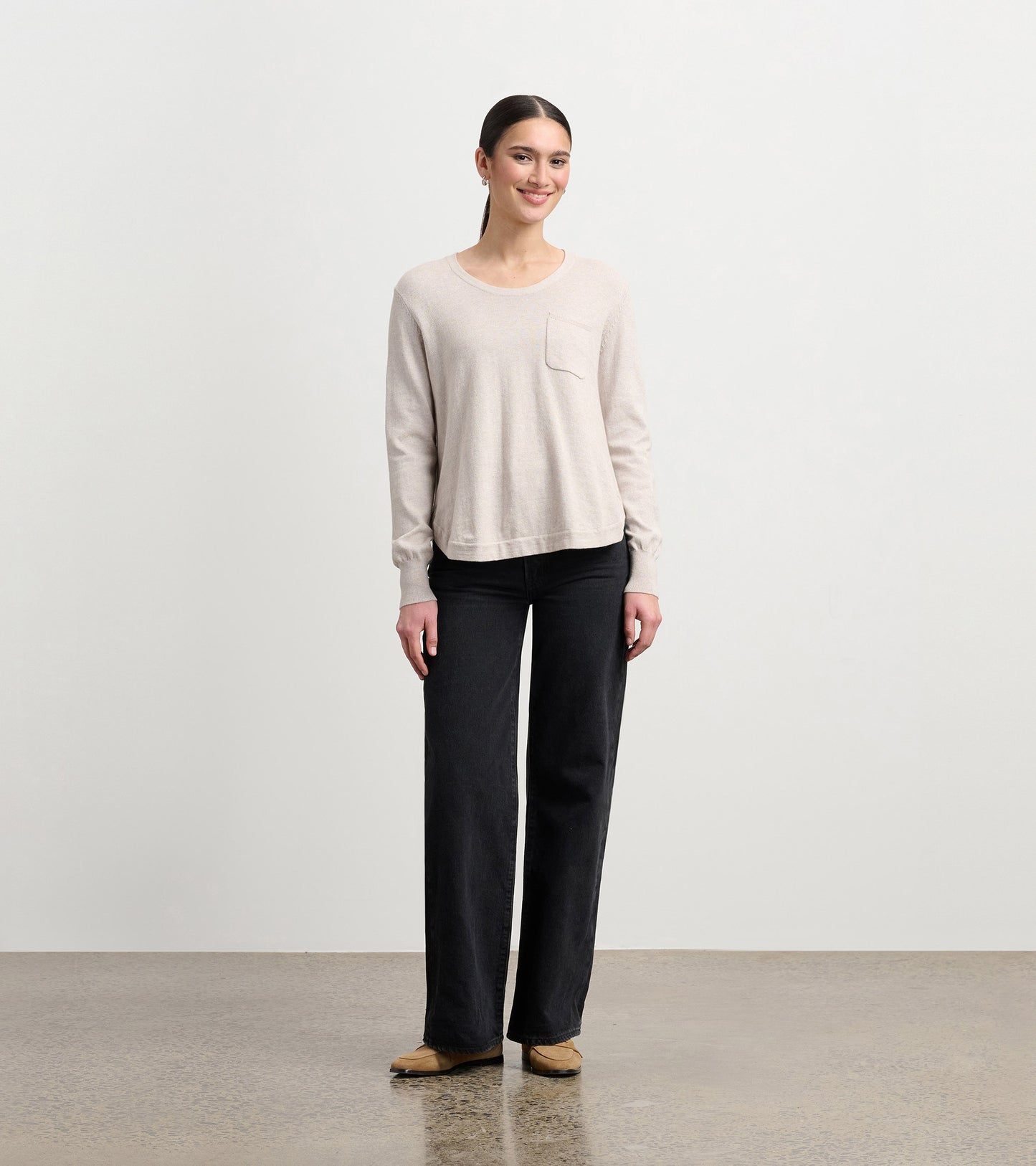 Jessie Sweater - Oatmeal Melange