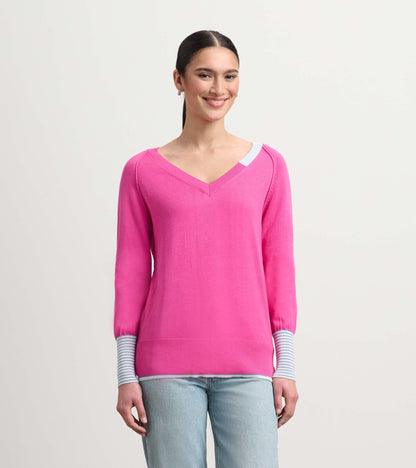 Cary Sweater - Pink Lagoon