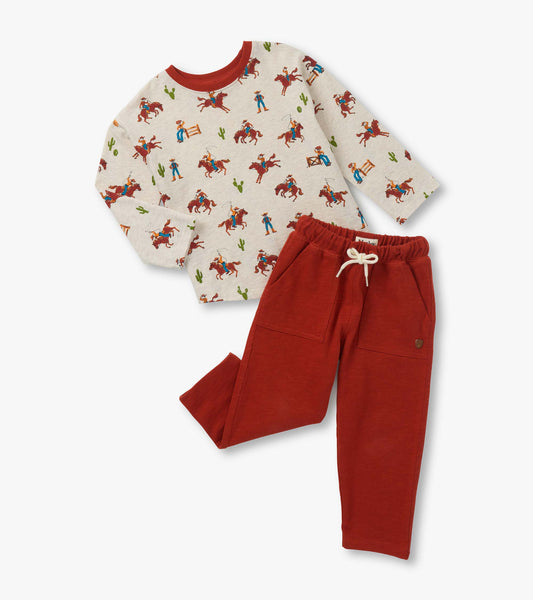Baby & Toddler Boys On the Ranch Graphic Lounge Set