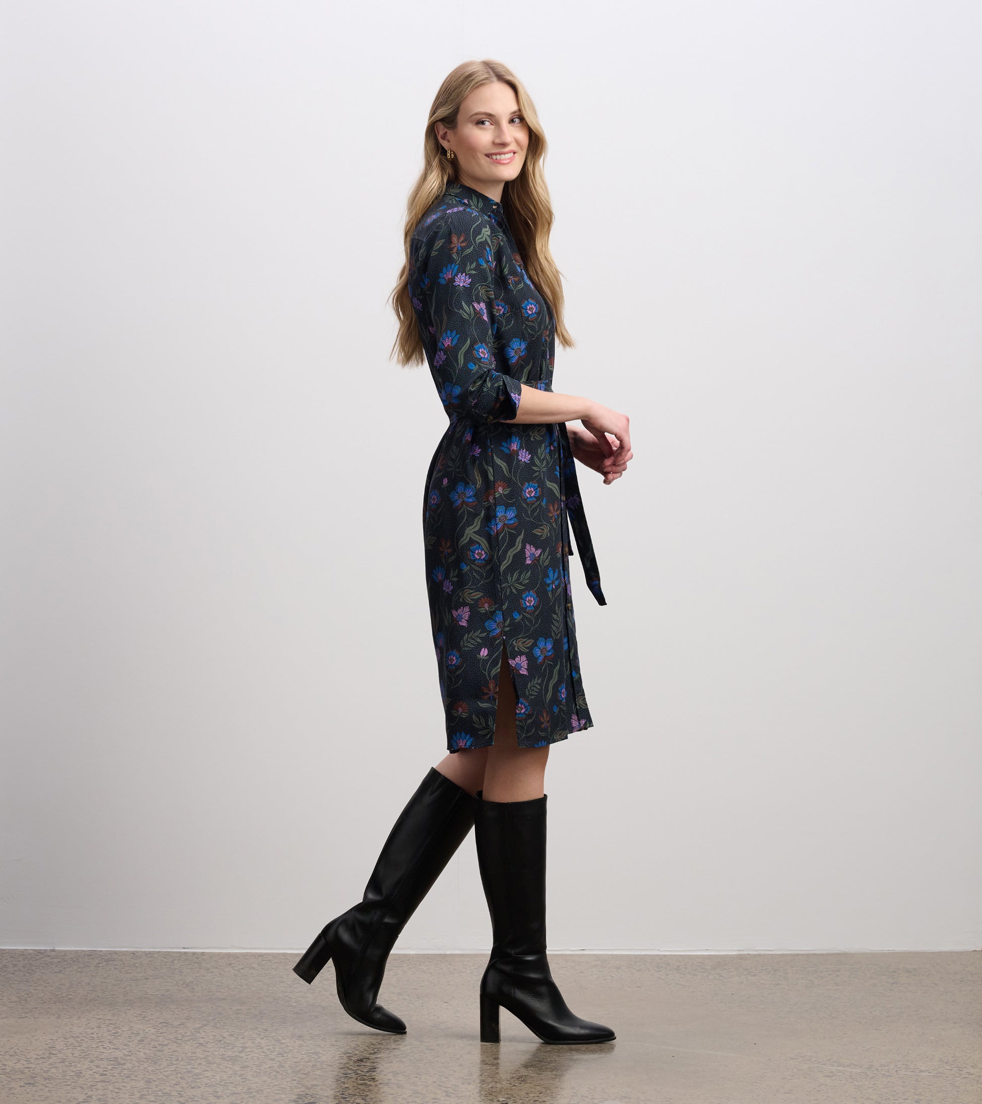 Emma Midi Shirt Dress