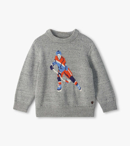 Boys Hockey Crew Neck Sweater