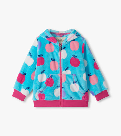 Girls Apple Orchard Fleece Zip-Up Hoodie
