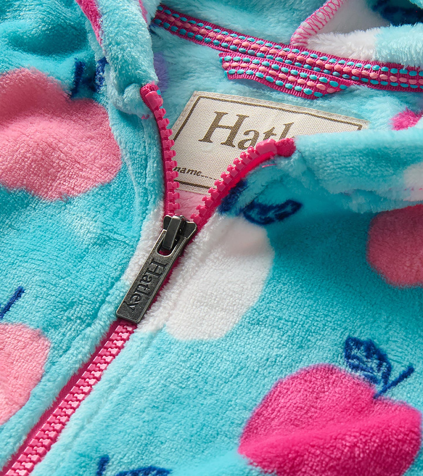 Girls Apple Orchard Fleece Zip-Up Hoodie