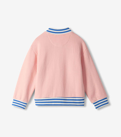 Girls Blossom Varsity Bomber Jacket