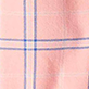 View Girls Pink Plaid Button Down Dress Pink plaid fabric with thin blue and white lines