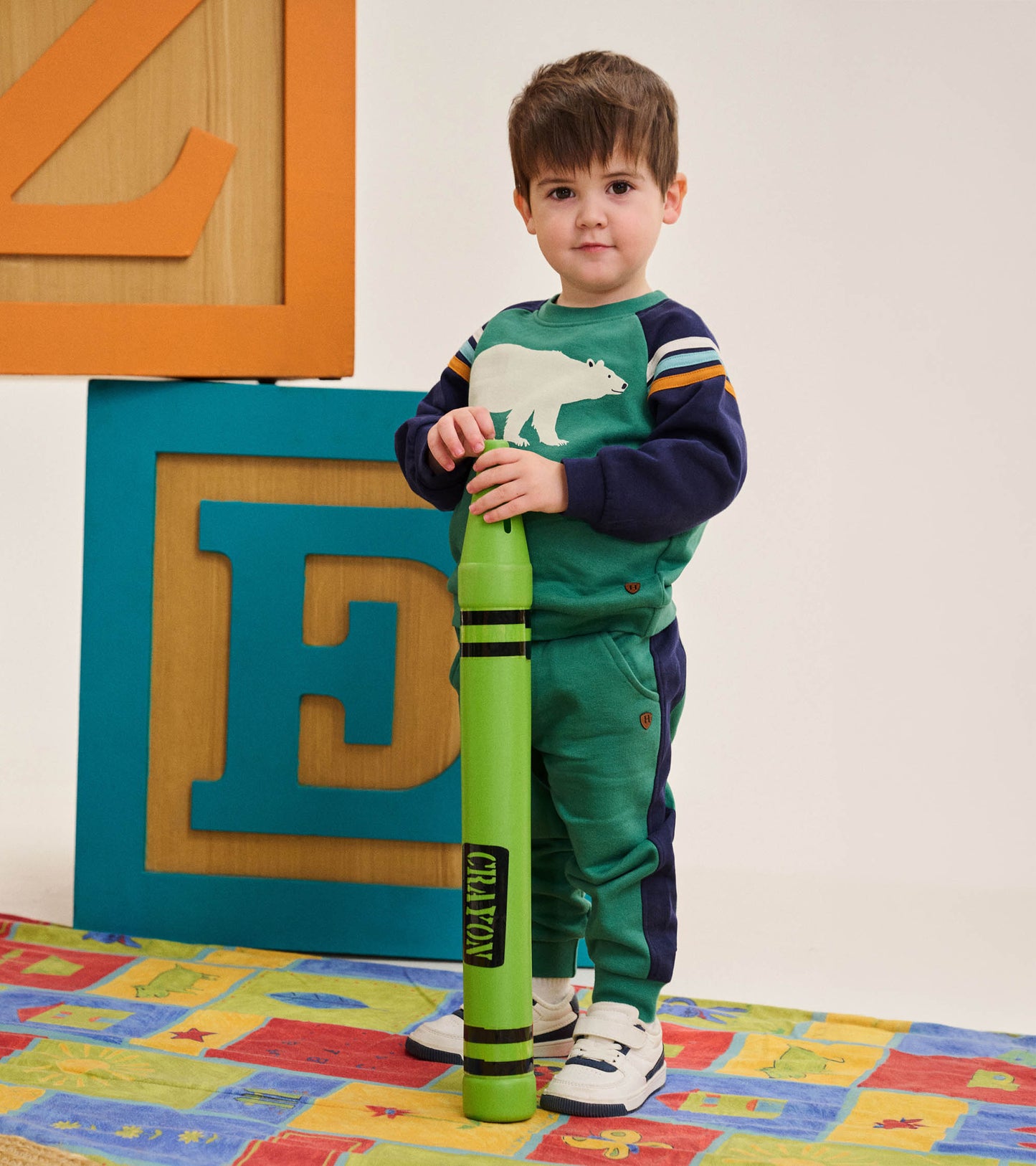 Baby & Toddler Boys Bottle Green Track Pants