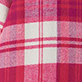 View Girls Pink Brushed Plaid Button Down Dress Pink and magenta brushed plaid with white and red stripes