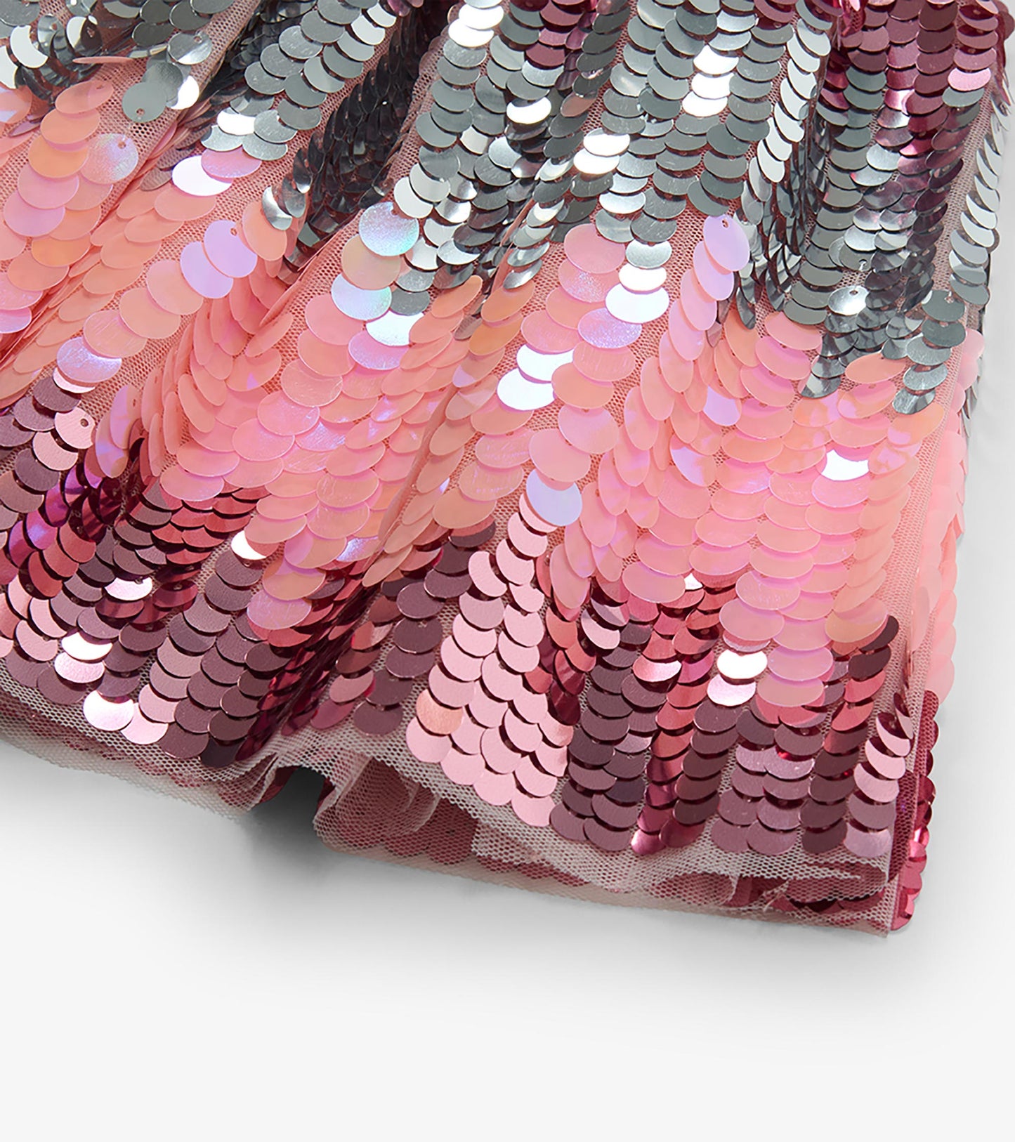 Girls Blossom Gradient Sequin Skirt