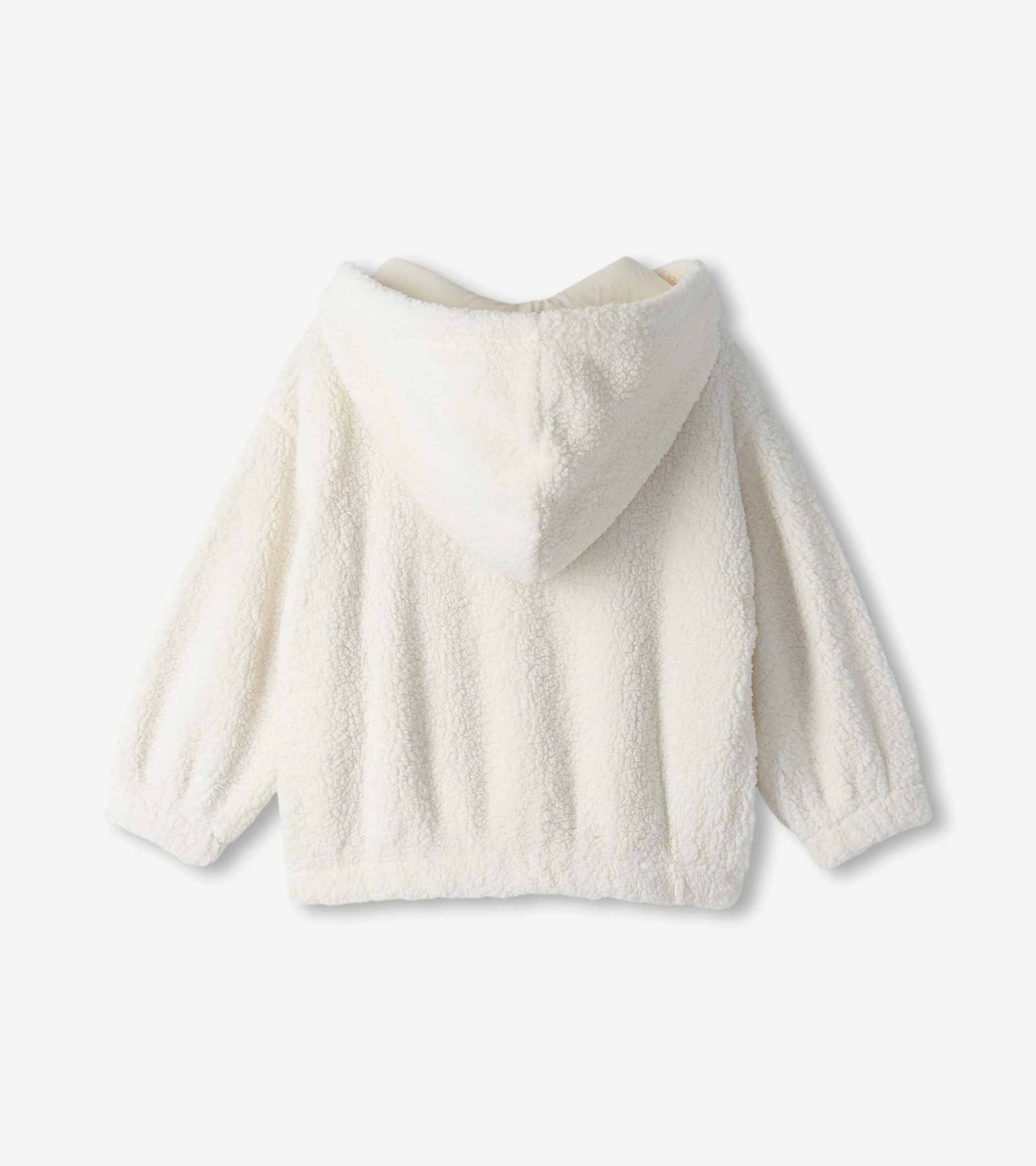 Girls Fuzzy Crochet Pullover