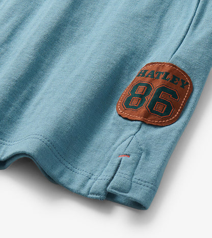 Boys Blue Shadow Layering T-Shirt