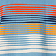 View Boys Blue Shadow Layering T-Shirt Blue, orange, yellow, and white horizontal stripes