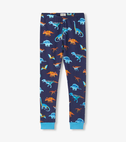 Boys Colourful Dinos Cotton Pajama Set