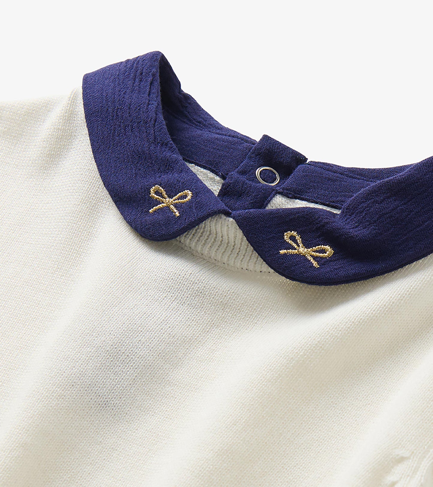 Girls Cami Lace Peter Pan Collar Sweater