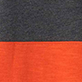 View Boys Blue Colourblock Polo Shirt dark heather gray and bright orange colorblock swatch