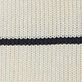 Women's Sleeveless Sweater Tunic - Cream and Navy Stripes