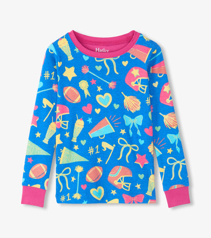 Girls Cheer Squad Cotton Pajama Set