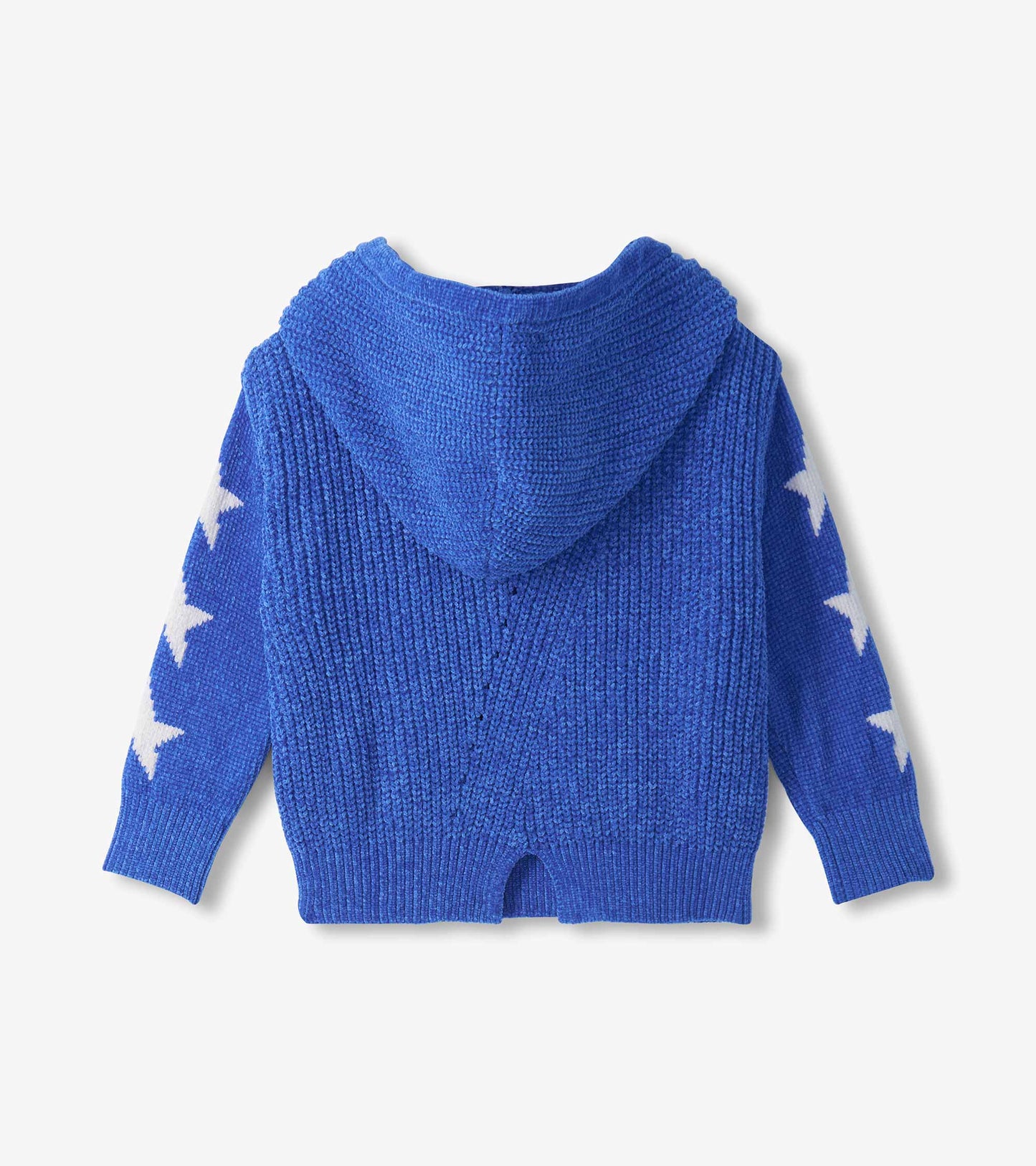 Girls Dazzling Blue Chenille Pullover Sweater