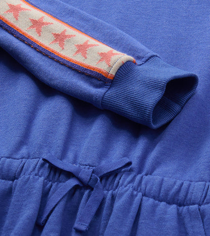 Girls Dazzling Blue Sweatshirt Dress