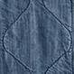 Women's Quilted Tencel Jacket - Blue Acid Rinse