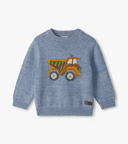 Baby & Toddler Boys Dump Truck Crew Neck Sweater