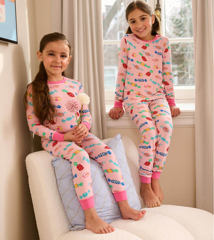 Girls Delicious Candies Bamboo Pajama Set