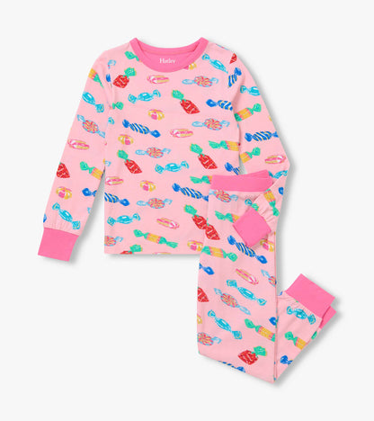 Girls Delicious Candies Bamboo Pajama Set