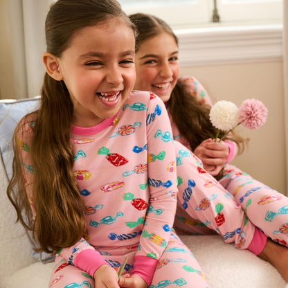 Girls Delicious Candies Bamboo Pajama Set