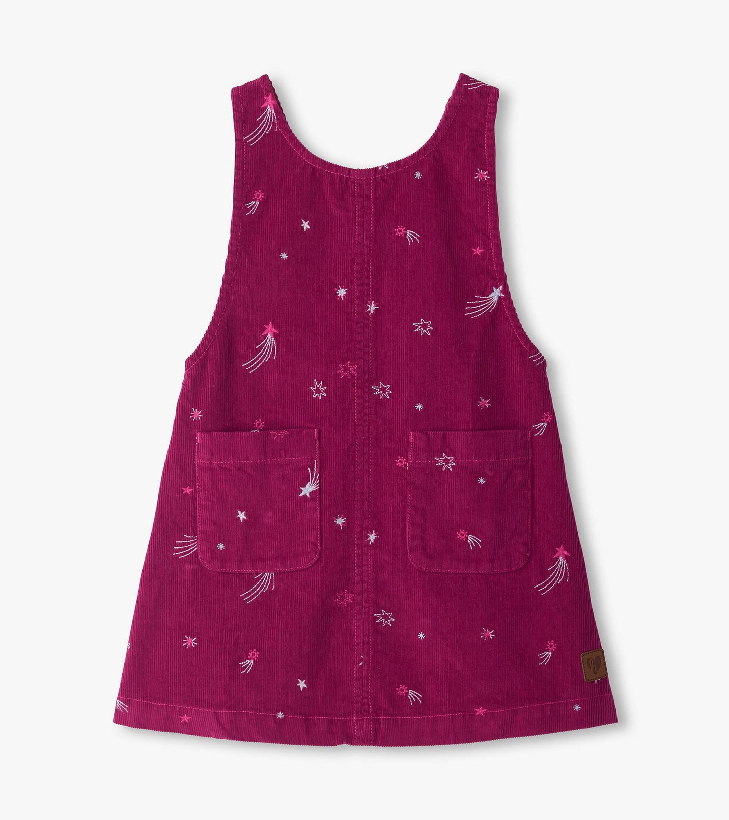 Girls Embroidered Twilight Pinafore Dress
