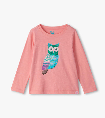 Girls Majestic Owl Graphic T-Shirt