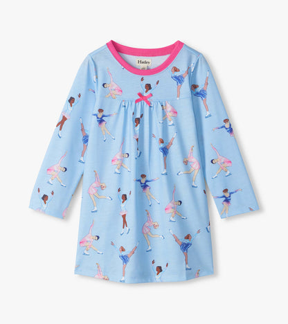 Girls Figure Skaters Nightdress