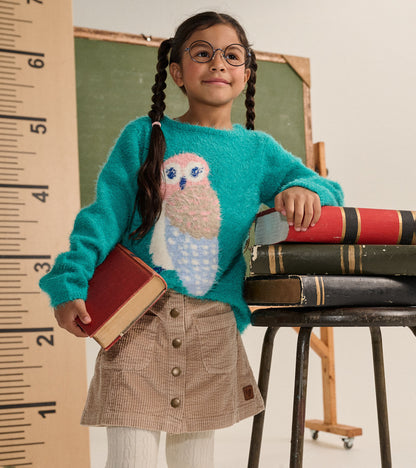 Girls Owl Everywhere Sweater