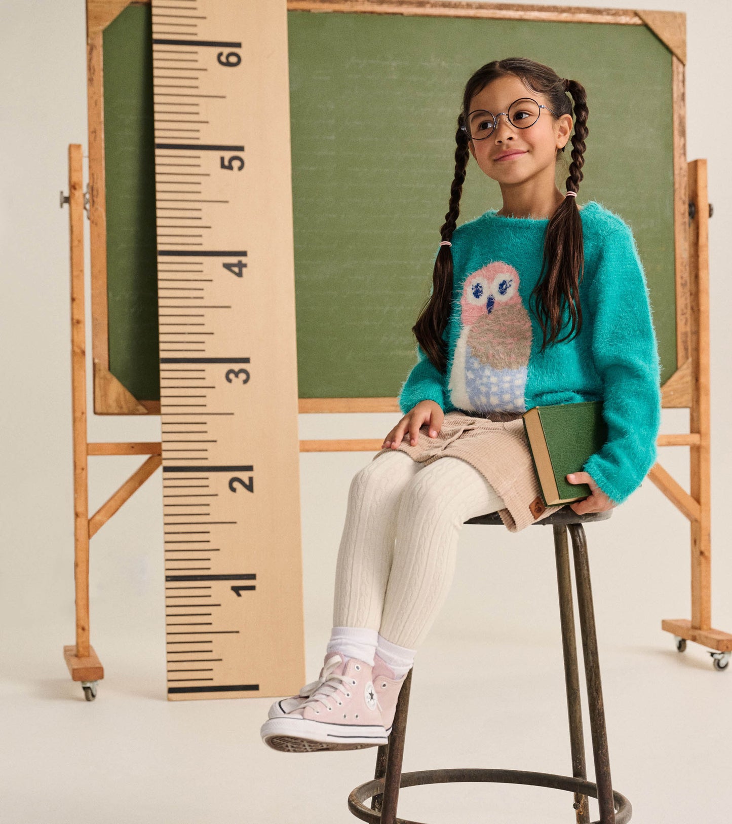 Girls Owl Everywhere Sweater