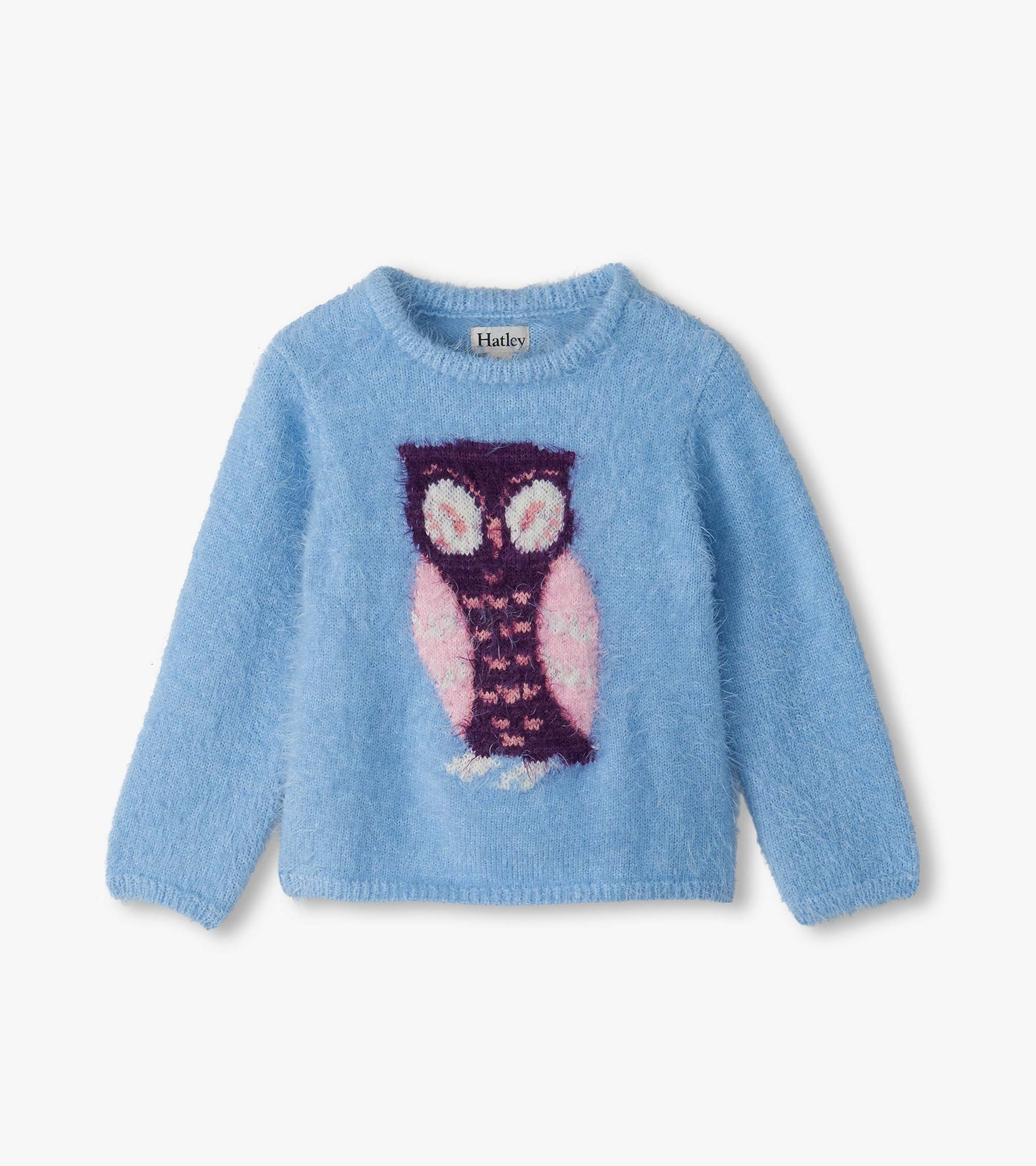 Baby & Toddler Girls Owl Furry Sweater