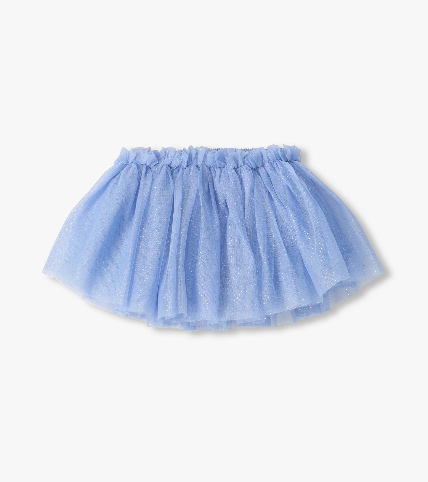 Kentucky Blue Puffy Tutu with layered light blue skirt and glittery mesh overlay
