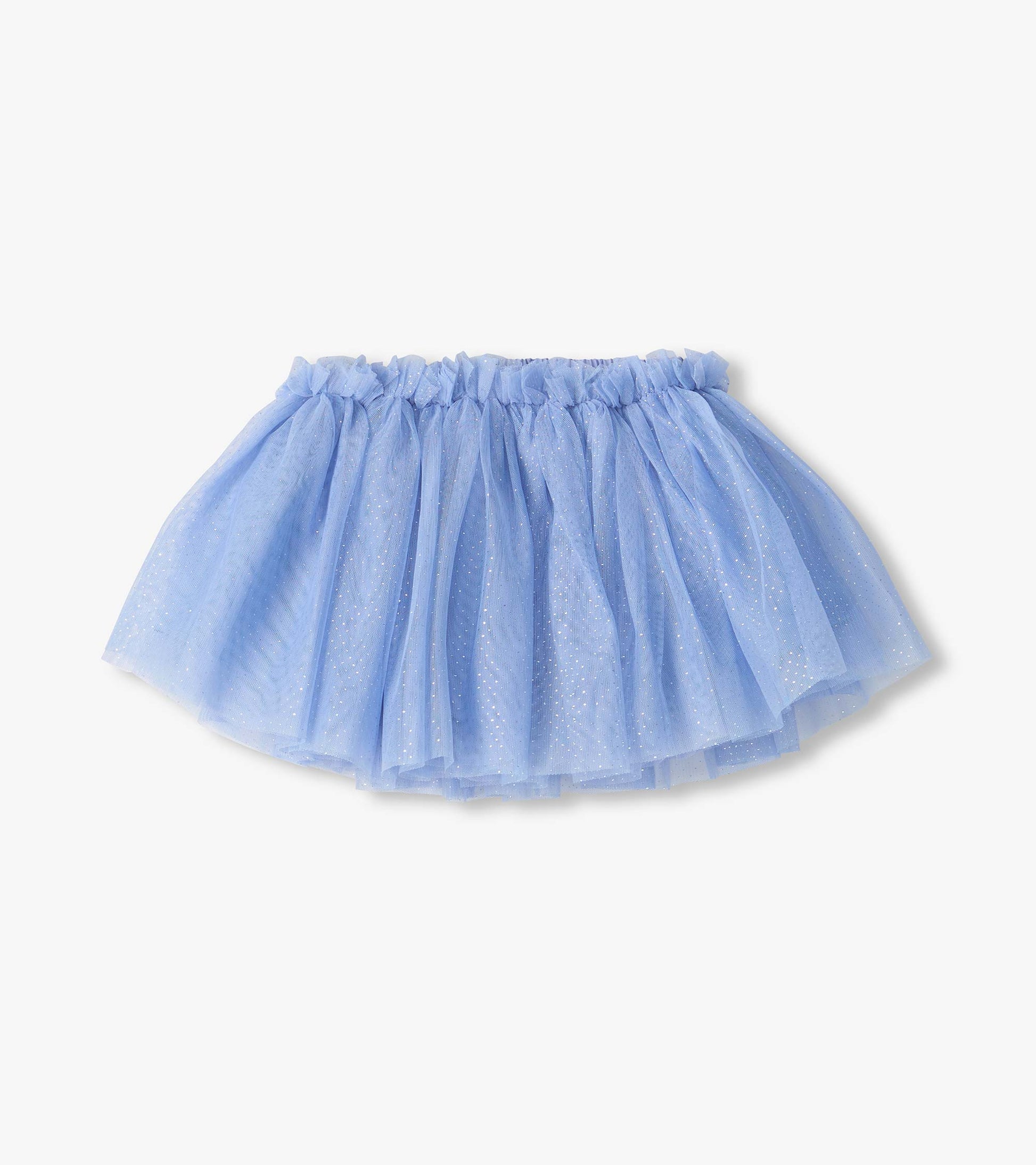 Kentucky Blue Puffy Tutu with layered light blue skirt and glittery mesh overlay