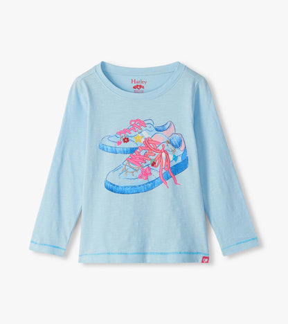 Girls Cool Sneakers Graphic T-Shirt
