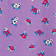 Women's Lilac Bouquet Cotton Pajama Set