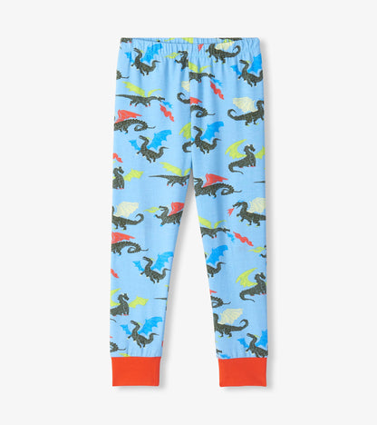 Boys Dragons Cotton Pajama Set